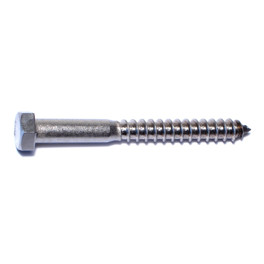 3/8 x 3-1/2 Hex Lag Screw SS
