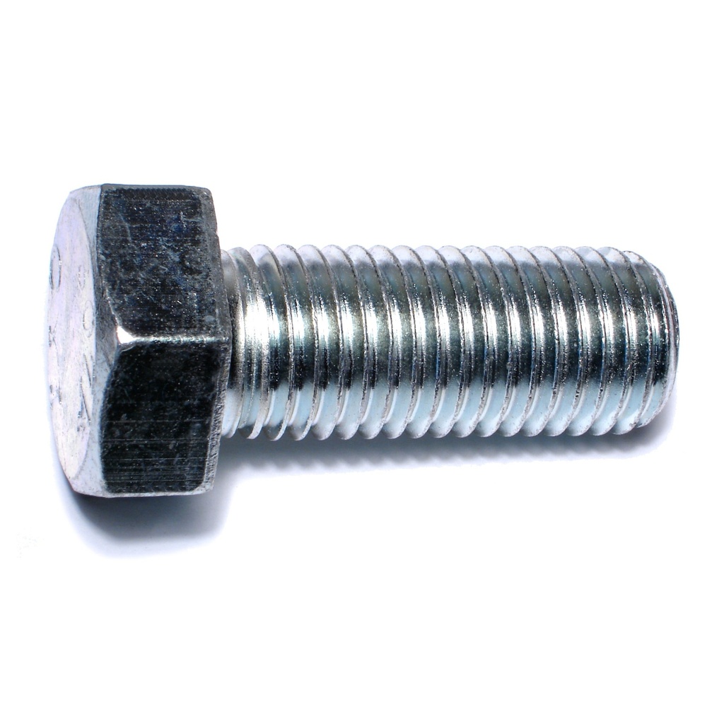 1-8 x 2-1/2 Hex Bolt Zinc