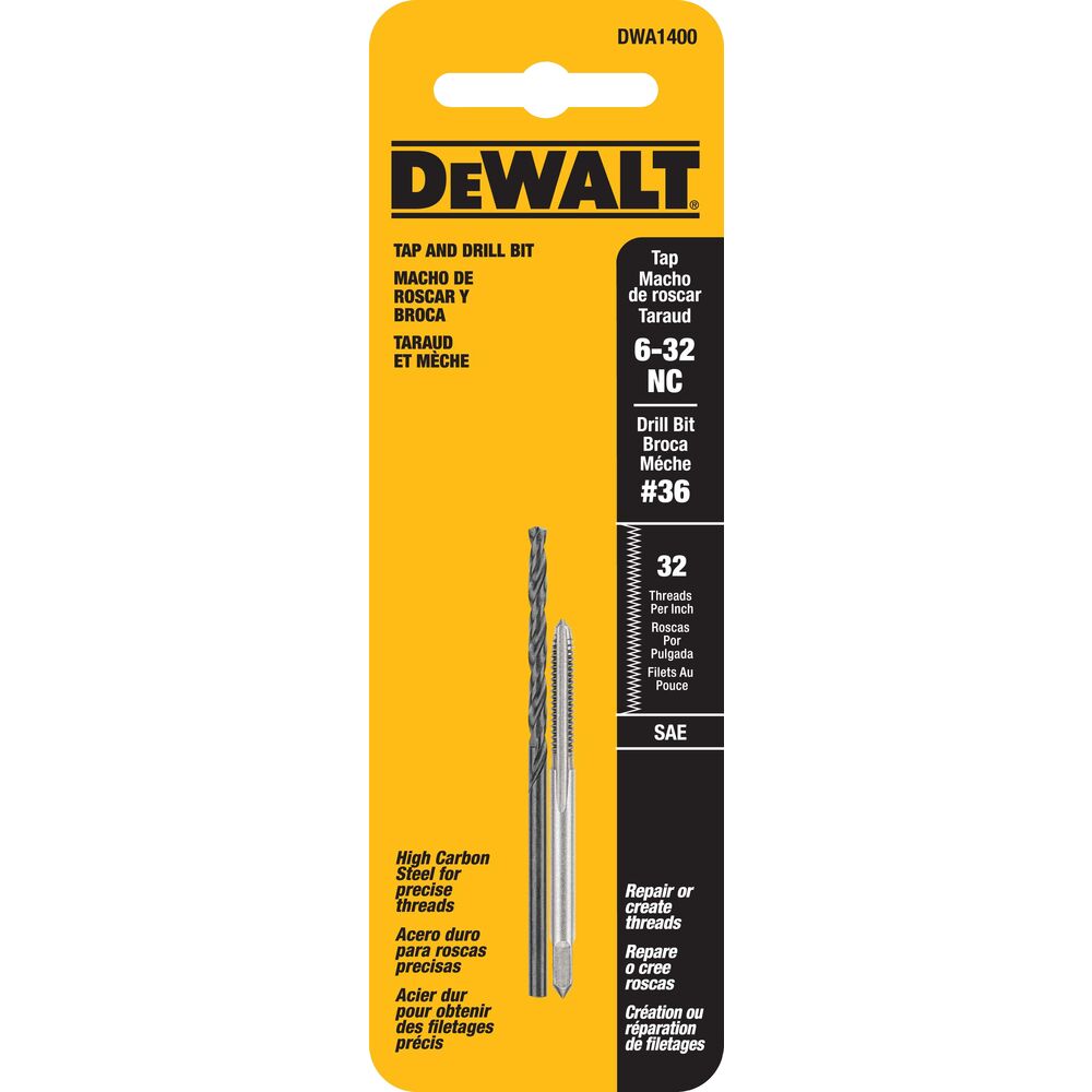 [DWA1400] DRILL & TAP SET 6-32NC THRD 2PC