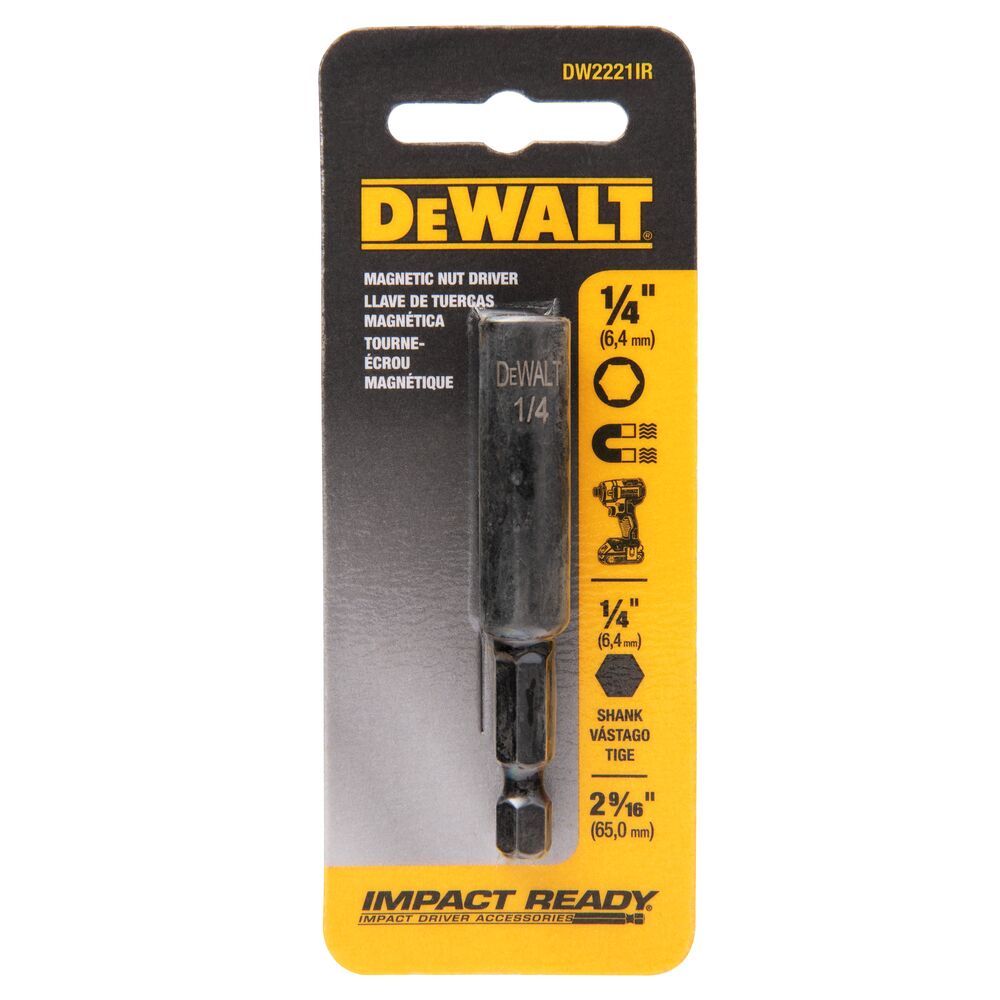 DW2221IR 1/4X2-9/16 MAG IR NUT Dewalt/Black & Decker