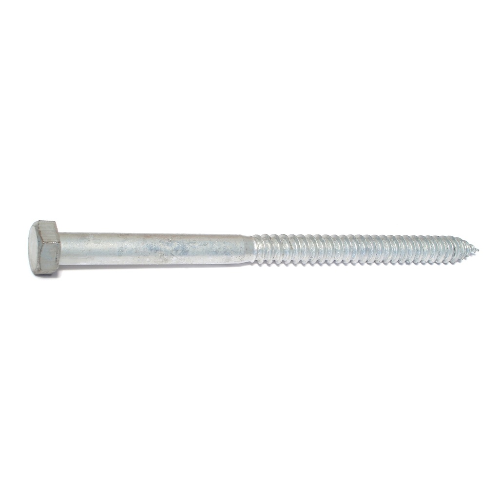 1/2 x 8 Hex Lag HDG 5#