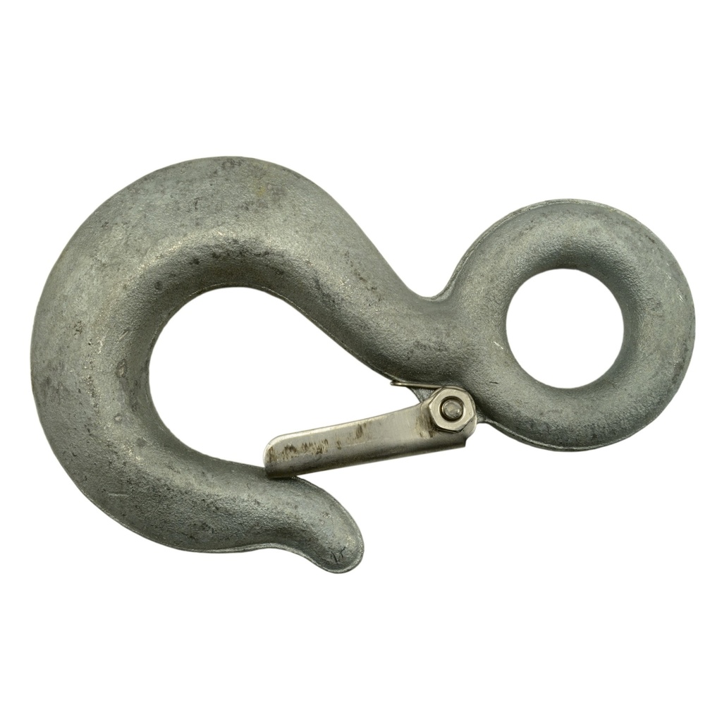 1-1/2 Ton Sfty Hook Ey Zn