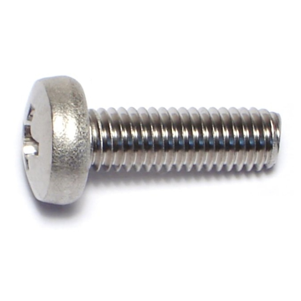 5mm-.80 x 16mm Phil Pan MS SS