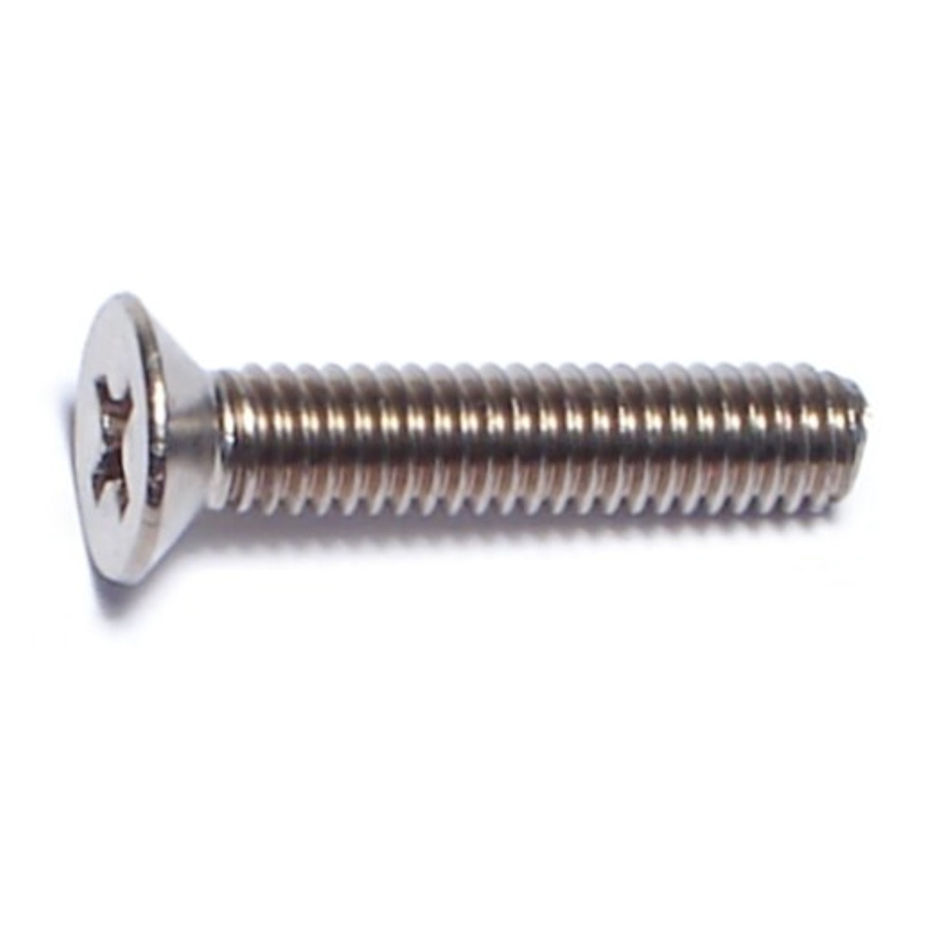 4mm-.70 x 20mm Phil Flat MS SS