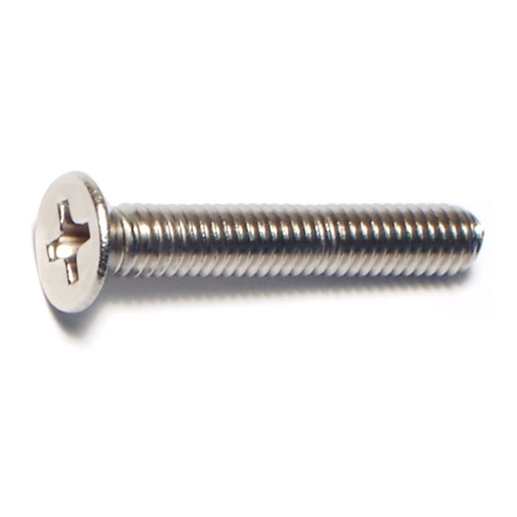 4mm-.70 x 25mm Phil Flat MS SS