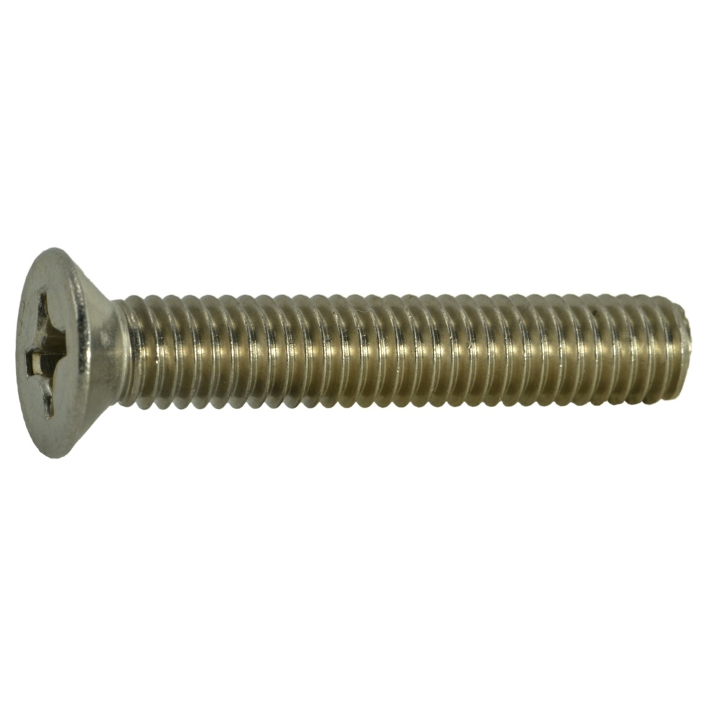 6mm-1.0 x 35mm Phil Flat MS SS