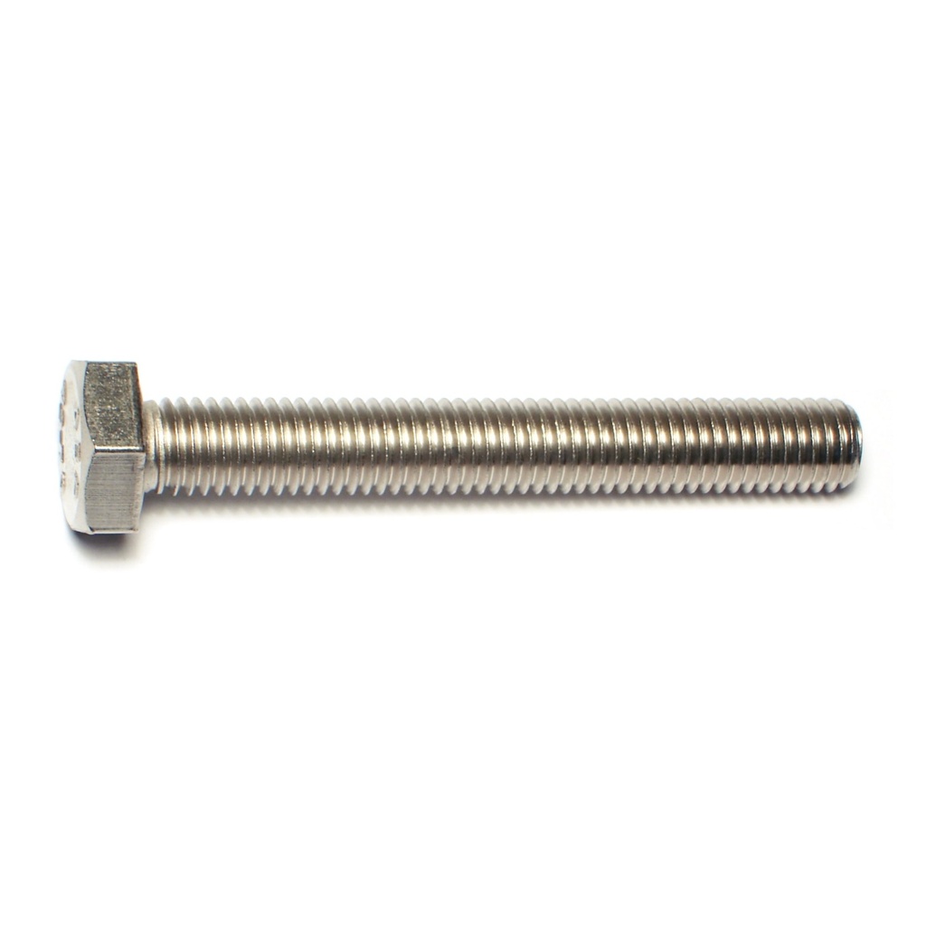 10mm-1.5x 75mm Hex Cap Screw SS