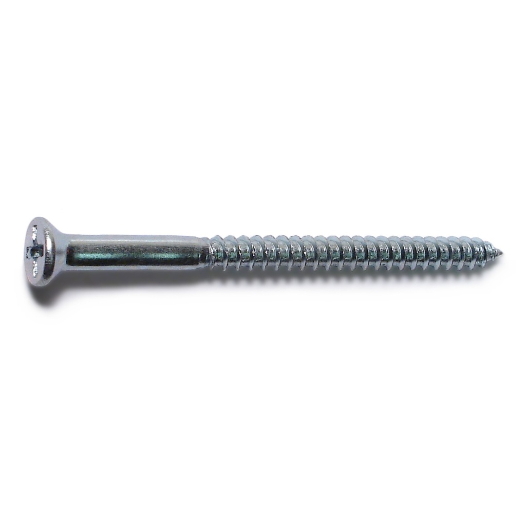[MF10068] 8 x 2-1/2Ph Fl Wood Sc Zn