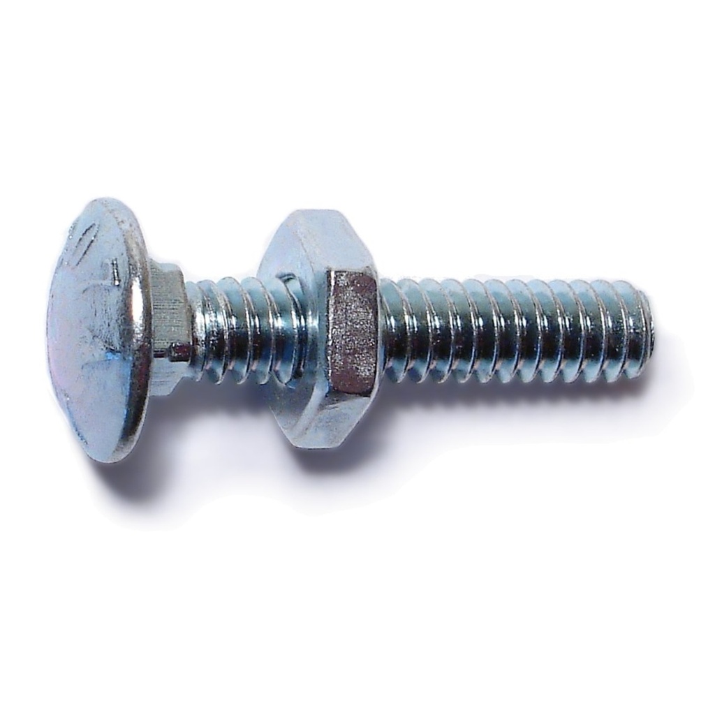 10-24 x 1 Carriage Bolt Zn