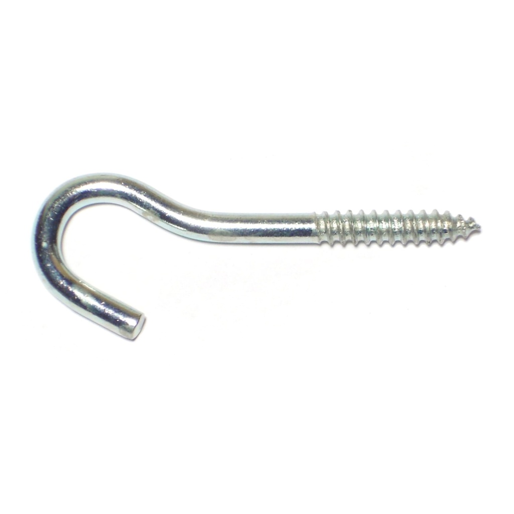6 x 2 Screw Hook Zinc