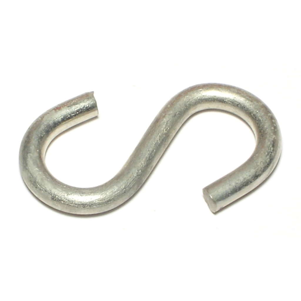 2" S Hook Zinc