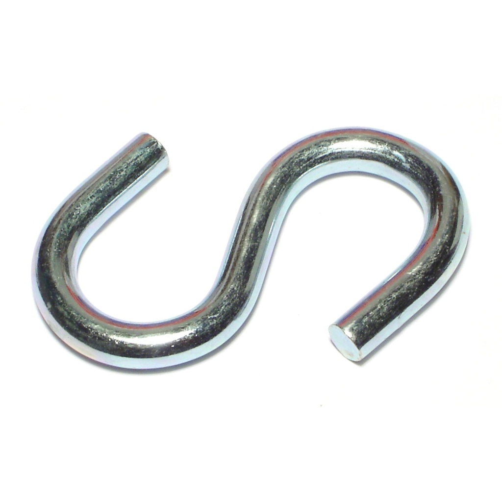 3" S Hook Zinc