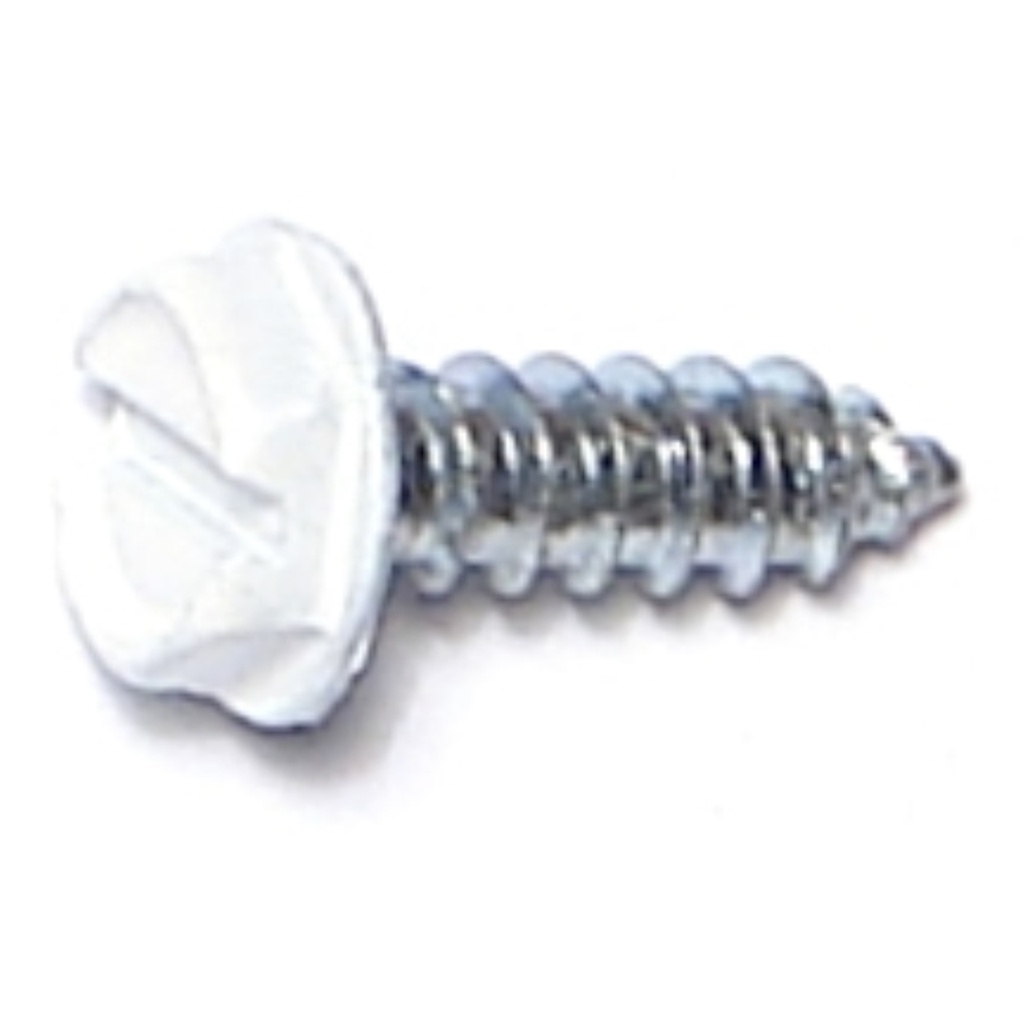 7 x 1/2Gutter Screw Whi