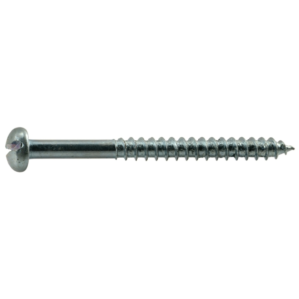 12 x 2-1/2 Sl Rd Wood Sc Zn