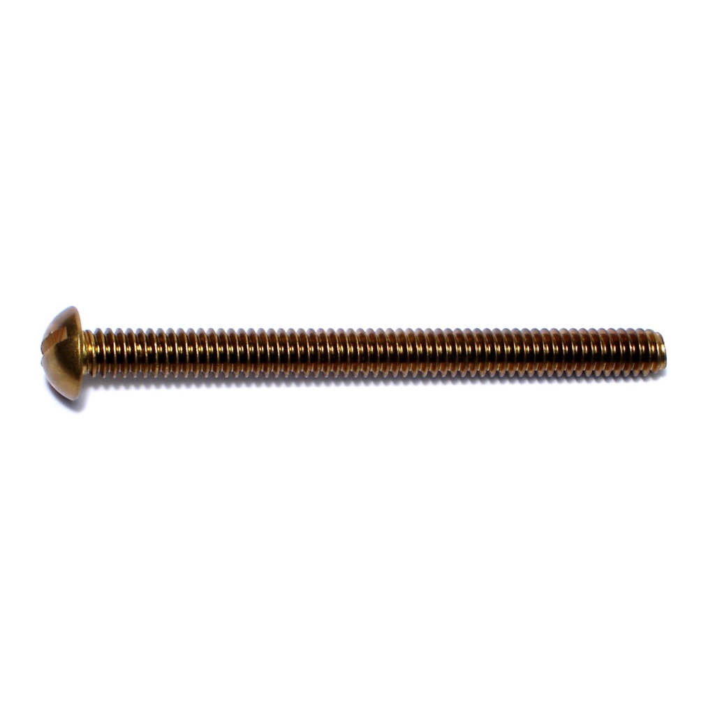 1/4-20 x 3 Sl Rd Mach Sc Br