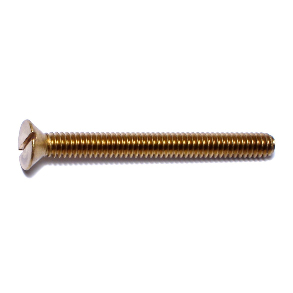 1/4-20 x 2-1/2 Sl Fl Mach Sc Br