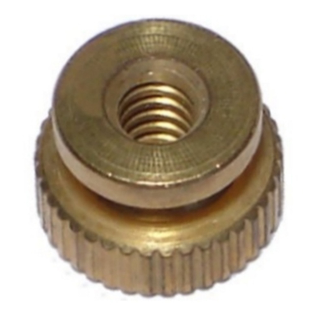6-32 Knurled Nut Br