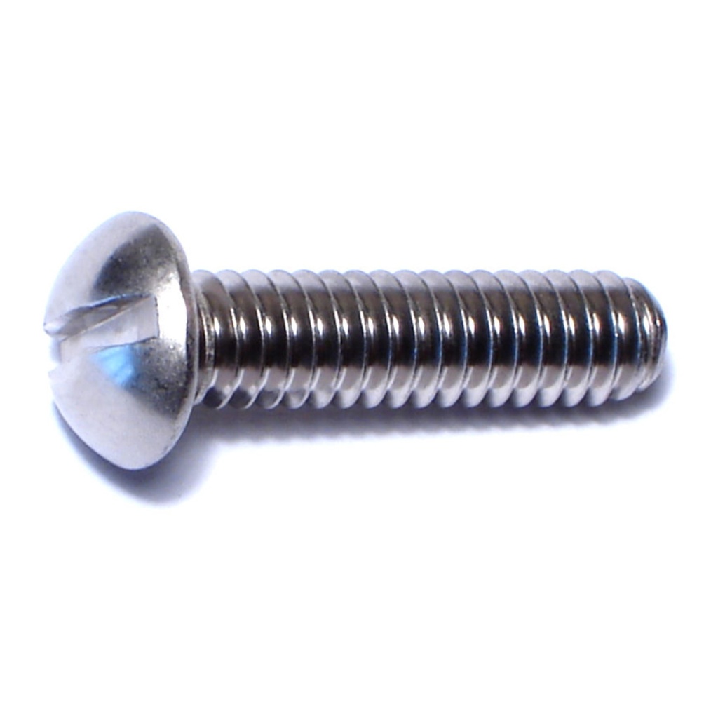 1/4-20 x 1 Sl Rd Mach Sc SS