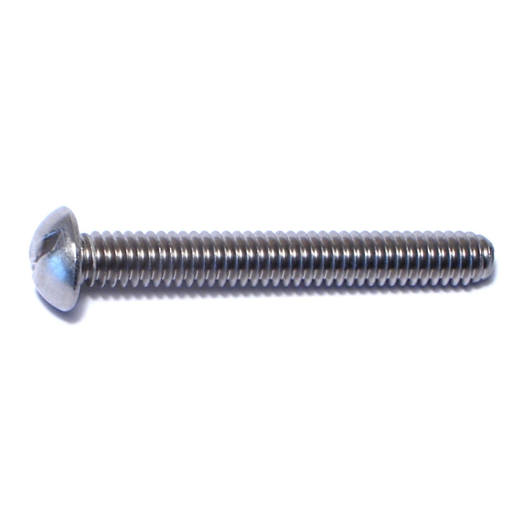 1/4-20 x 2 Sl Rd Mach Sc SS