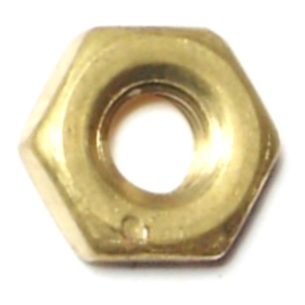 10-32 Hex Nut Brass