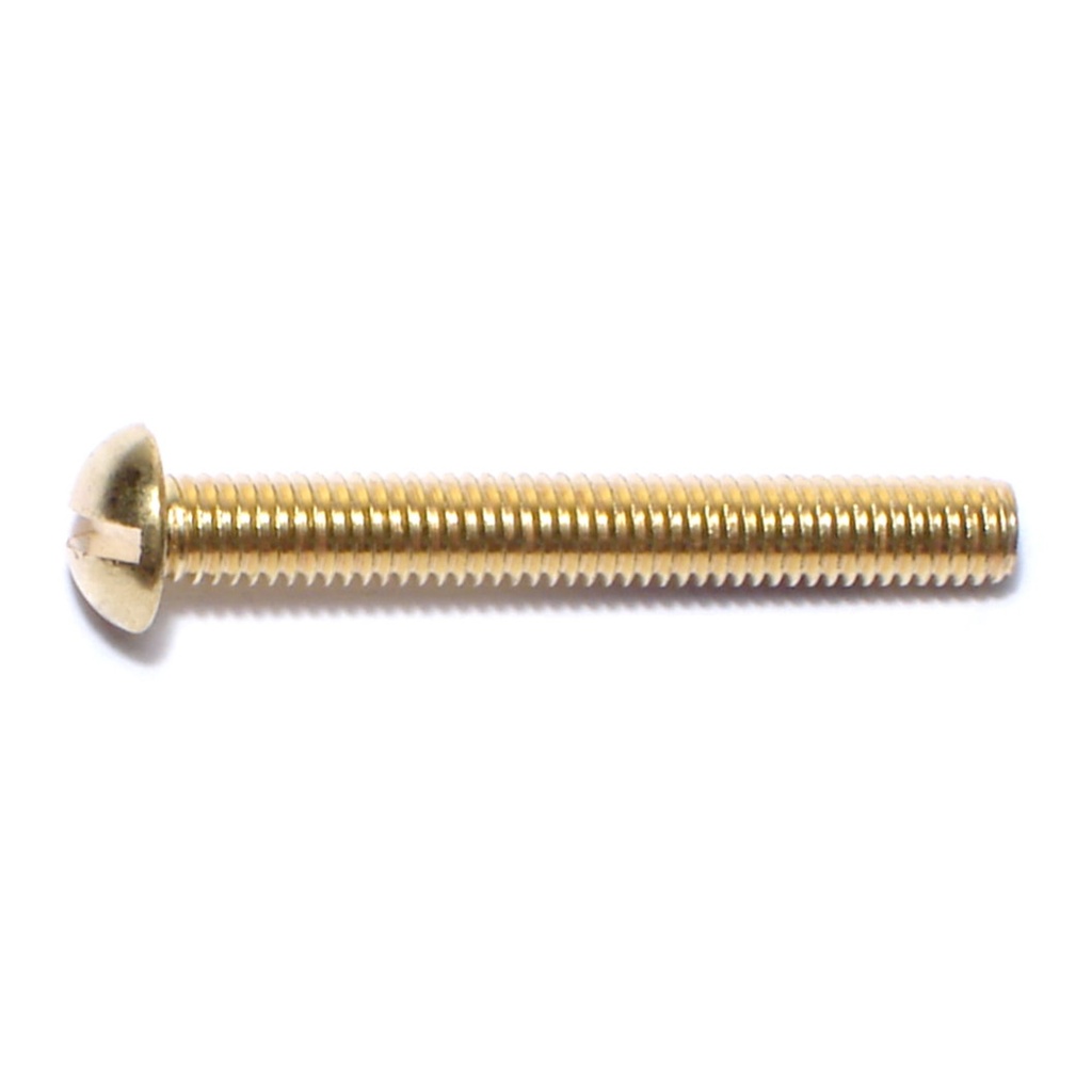 10-32 x 1-1/2 Sl Rd Mach Sc Br