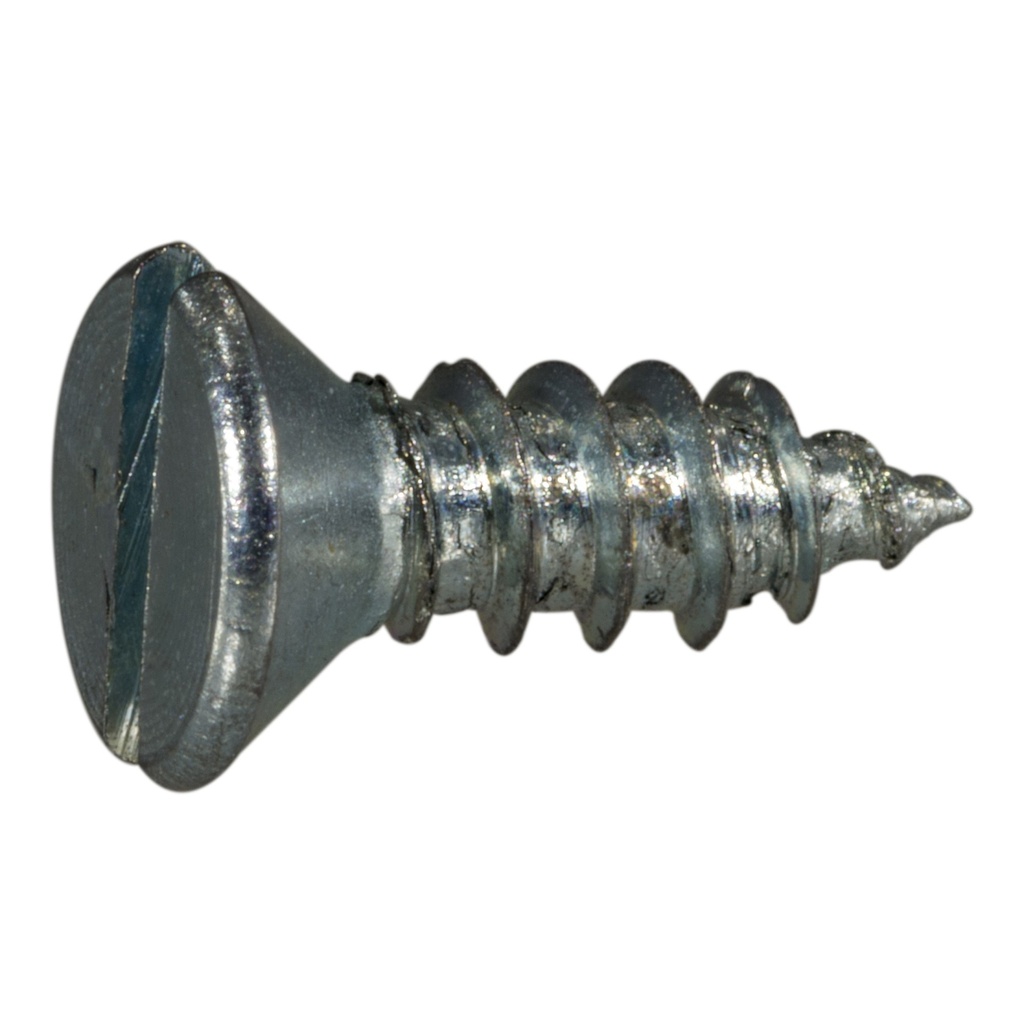 8 x 1/2 Sl Flat SMS Zinc