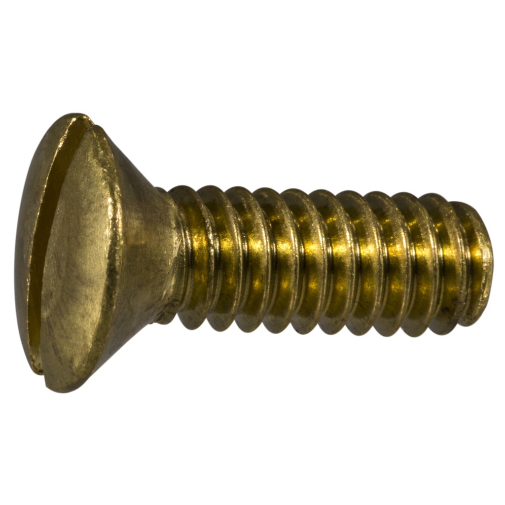 1/4-20 x 3/4 Sl Ov Mach Sc Br
