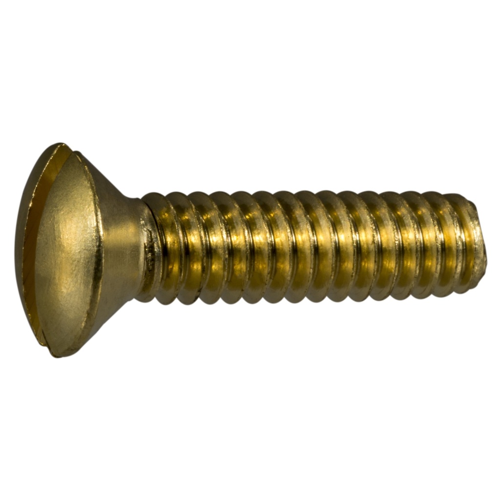 1/4-20 x 1 Sl Ov Mach Sc Br