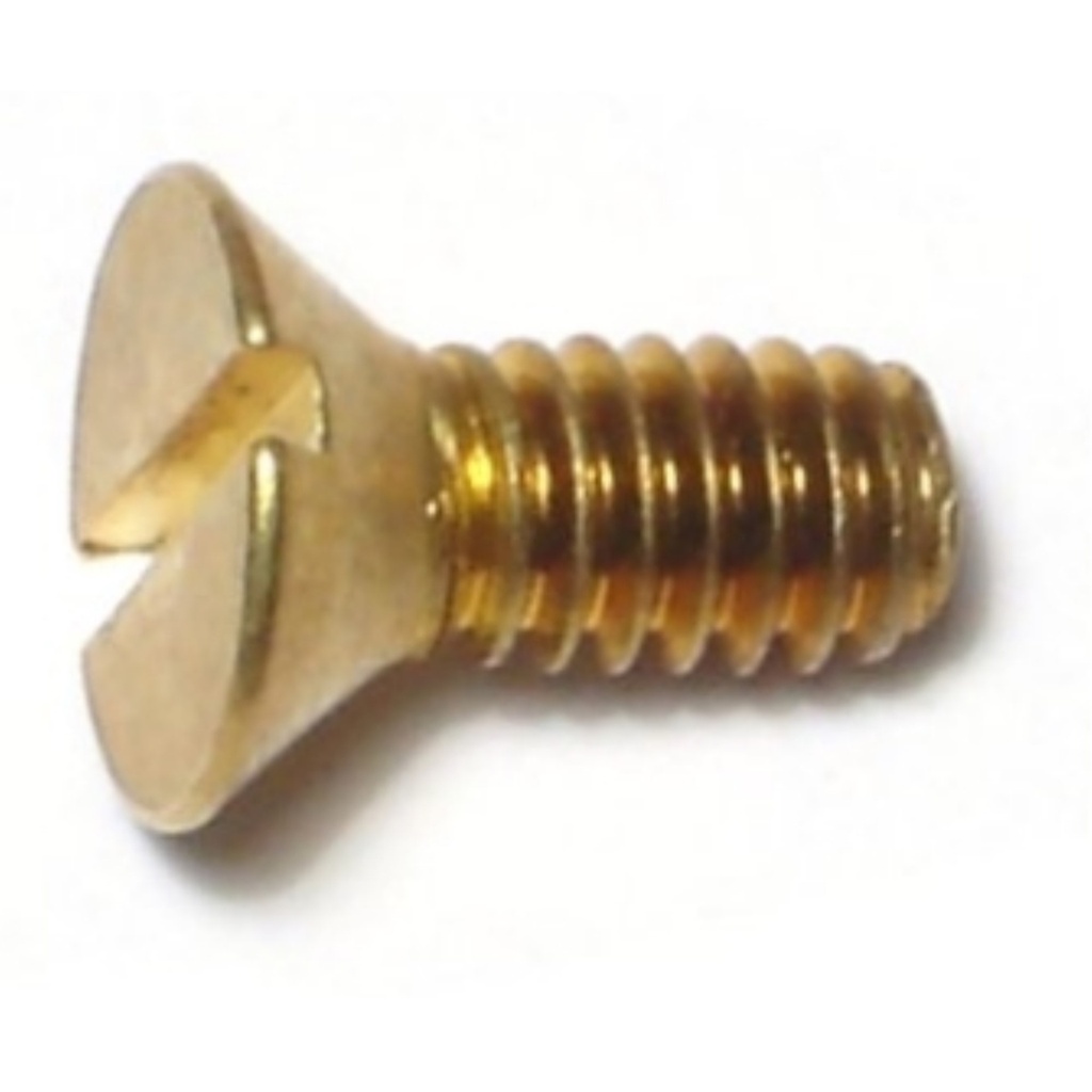 8-32 x 3/8 Sl Fl Mach Sc Br