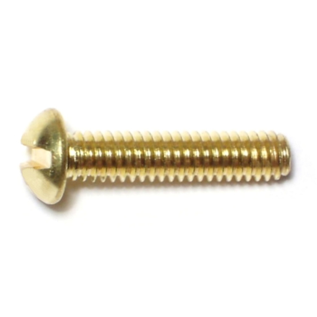 8-32 x 3/4 Sl Rd Mach Sc Br