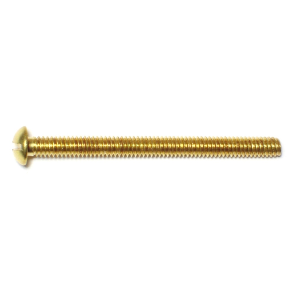 8-32 x 2 Sl Rd Mach Sc Br