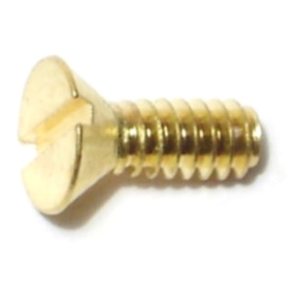 6-32 x 3/8 Sl Fl Mach Sc Br