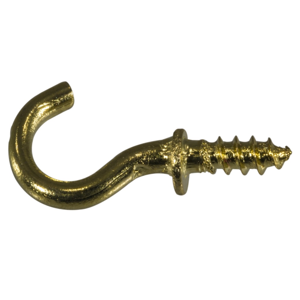 1/2 Cup Hook Brass