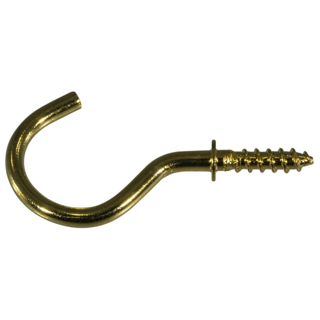 1" Cup Hook Brass