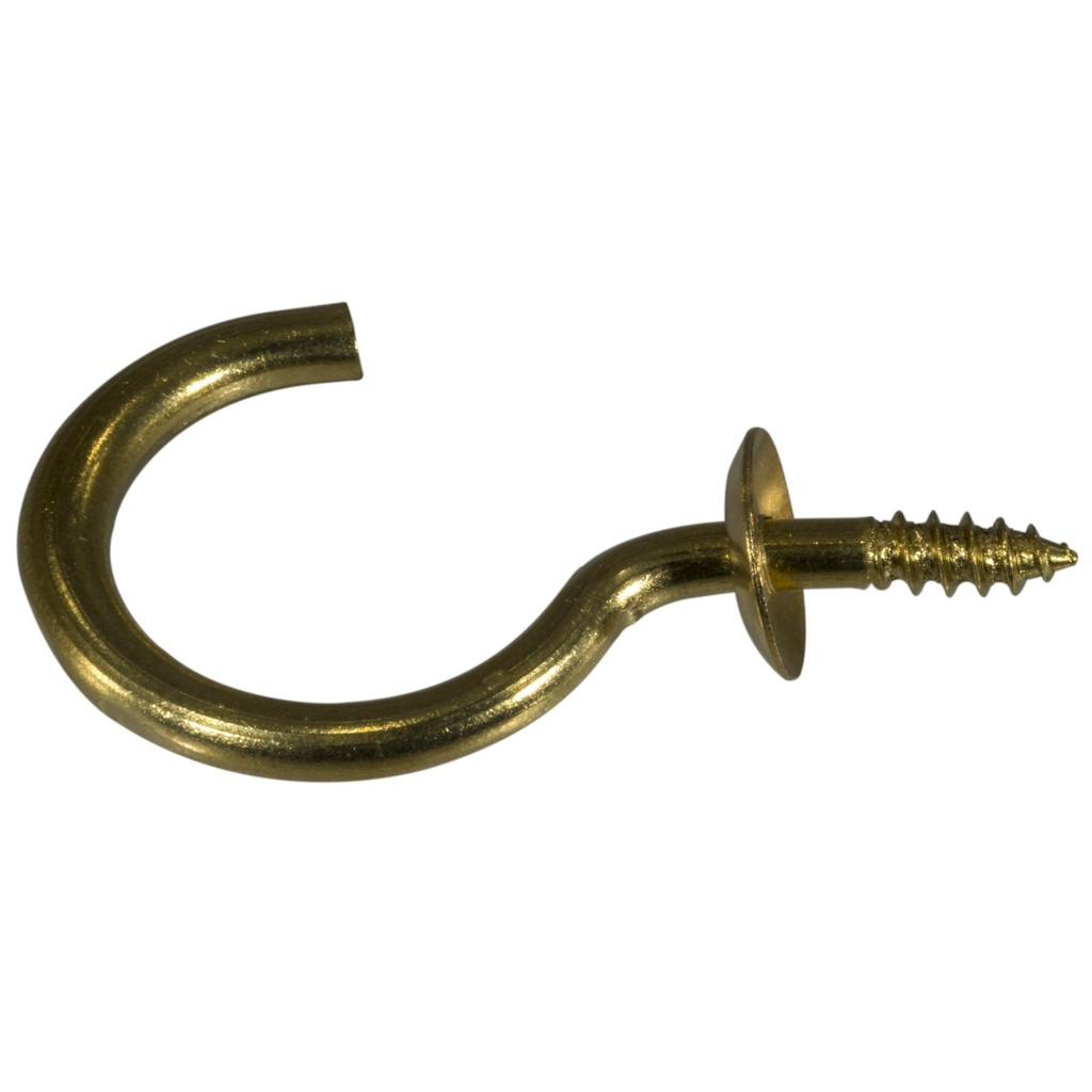 1-1/2 Cup Hook Brass