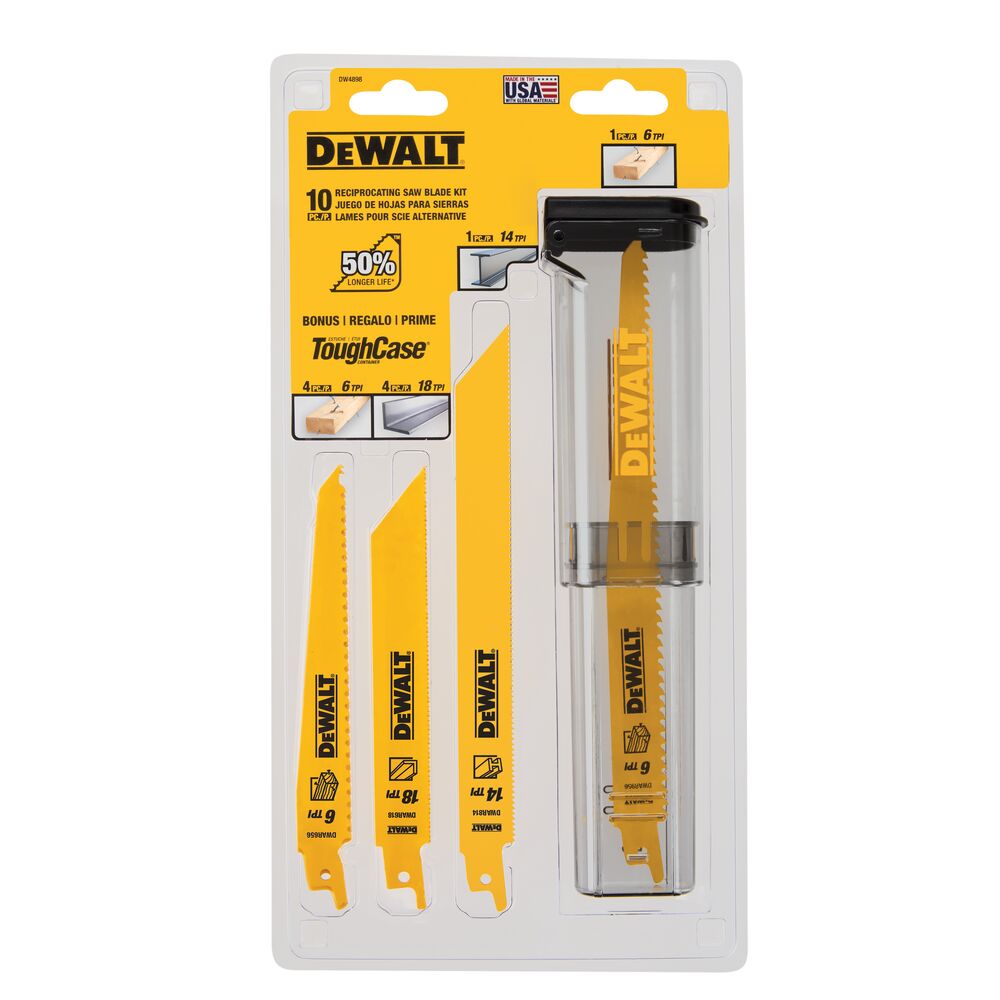 10 PC WOOD/ METAL CUTTING SET IN CASE