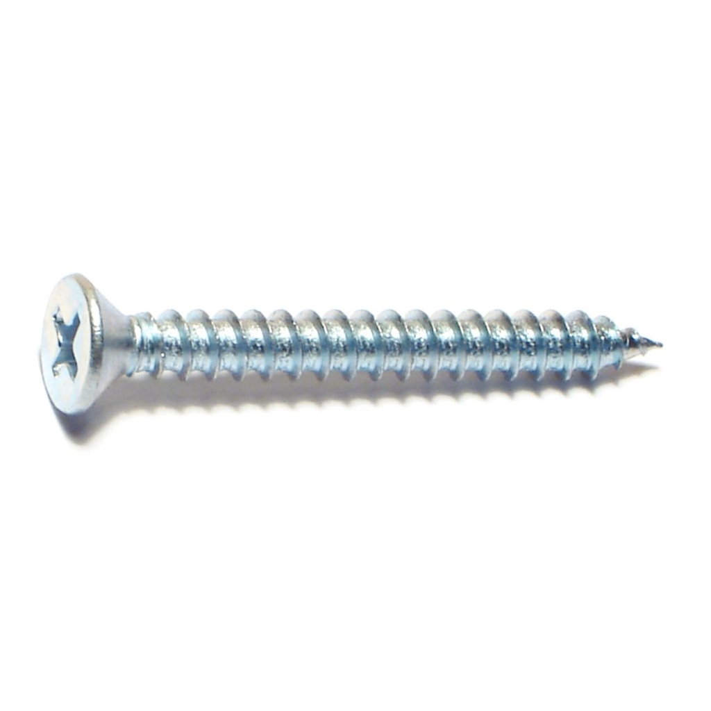 8 x 1-1/2 Ph Flat SMS Zinc