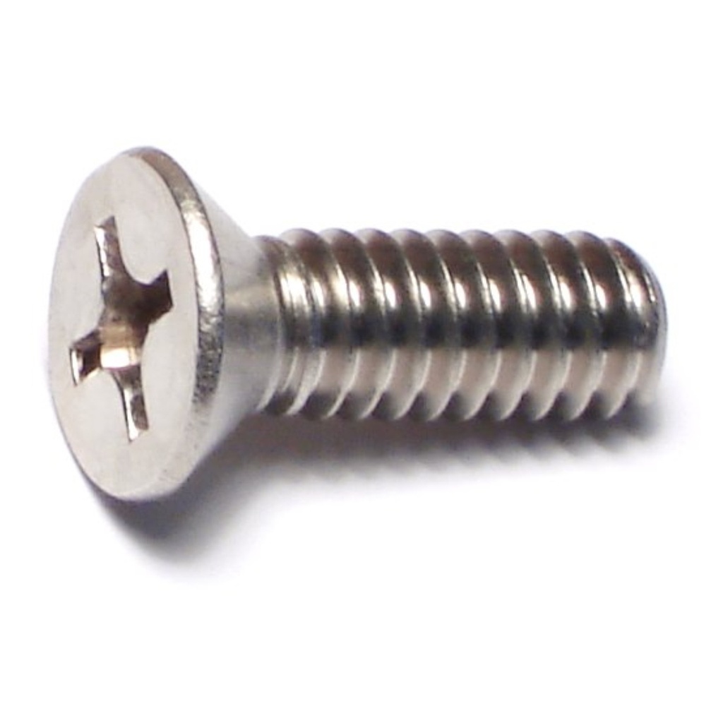 1/4-20 x 3/4 Ph Fl Mach Sc SS