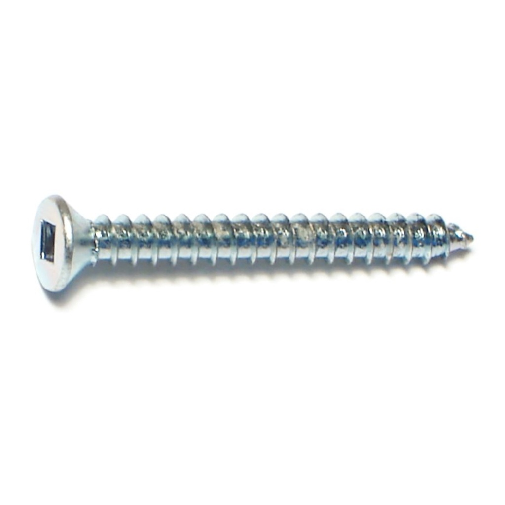 6 x 1-1/4 Sq Drv Fl SMS Zn