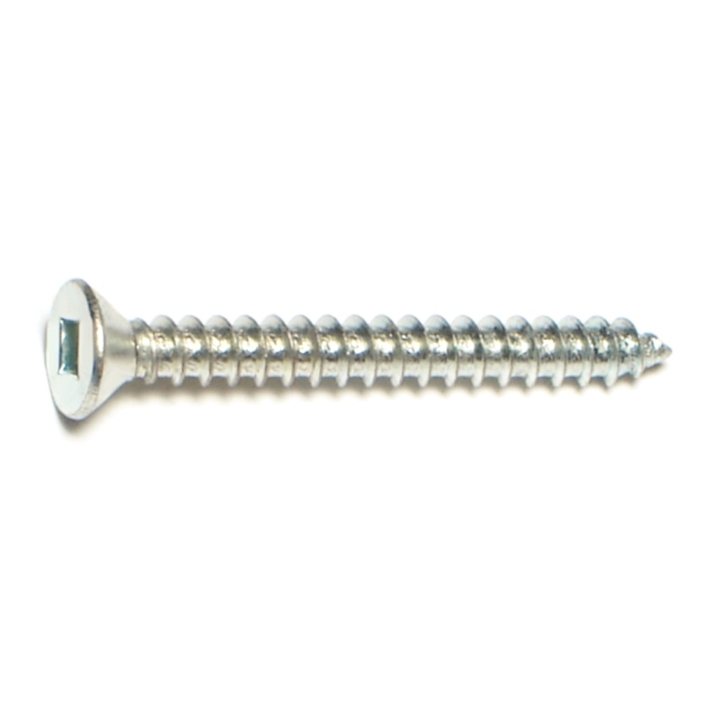 8 x 1-1/2 Sq Drv Fl SMS Zn