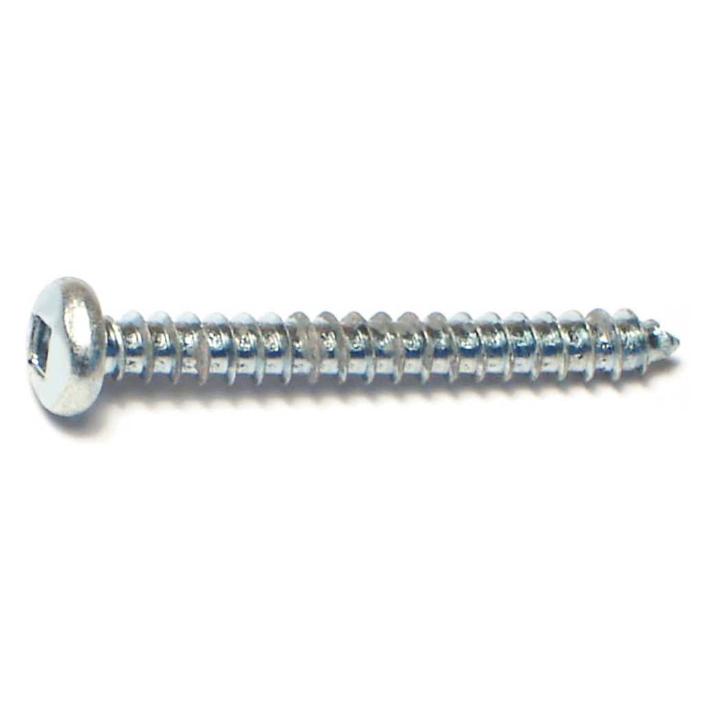 6 x 1-1/4 Sq Pan SMS Zinc