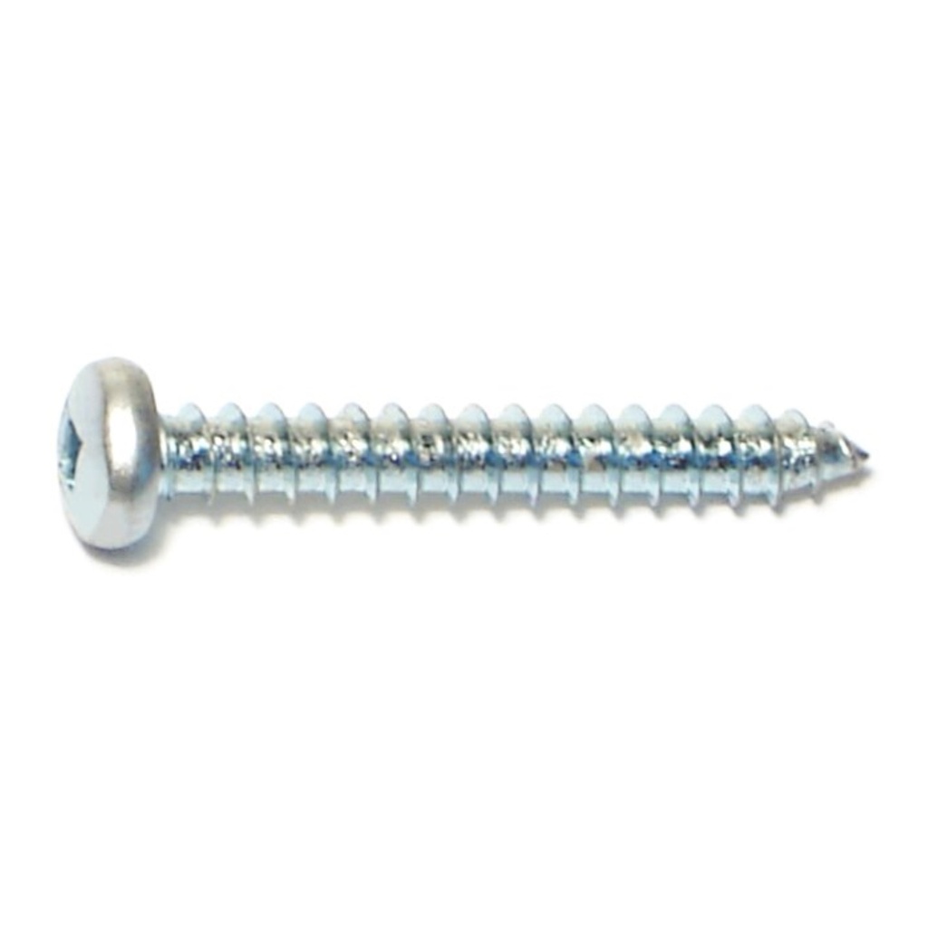 8 x 1-1/4 Sq Pan SMS Zinc