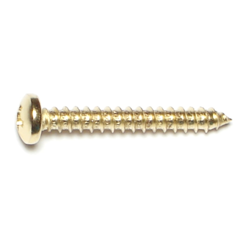 8 x 1-1/4 Ph Pan SMS Brass