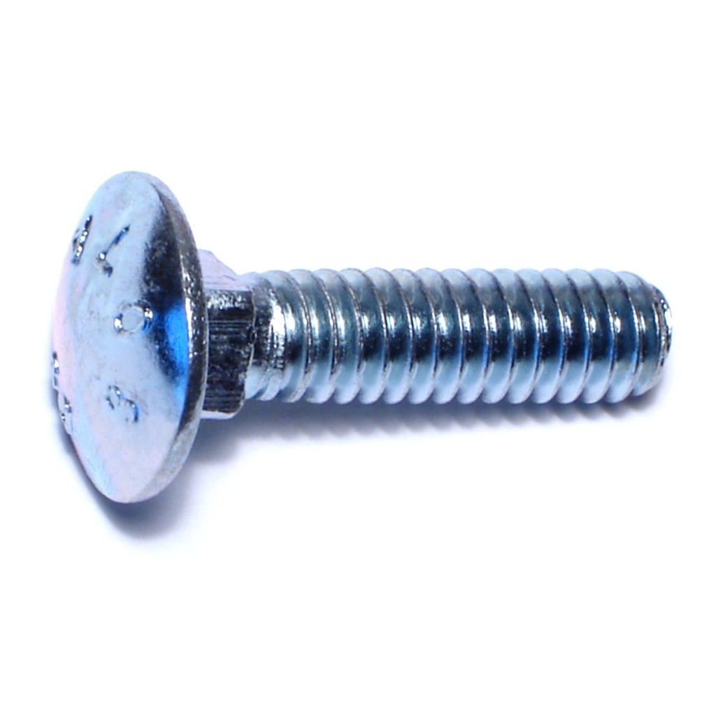 [MF01051] 1/4-20 x 1Carriage Bolt Zn