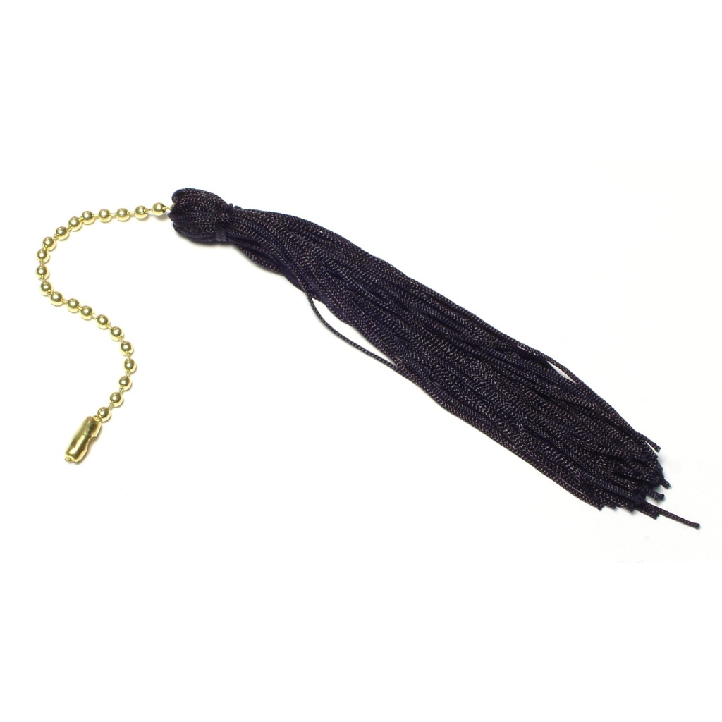 [MF64645] 5" Black Ball Chn Tassel