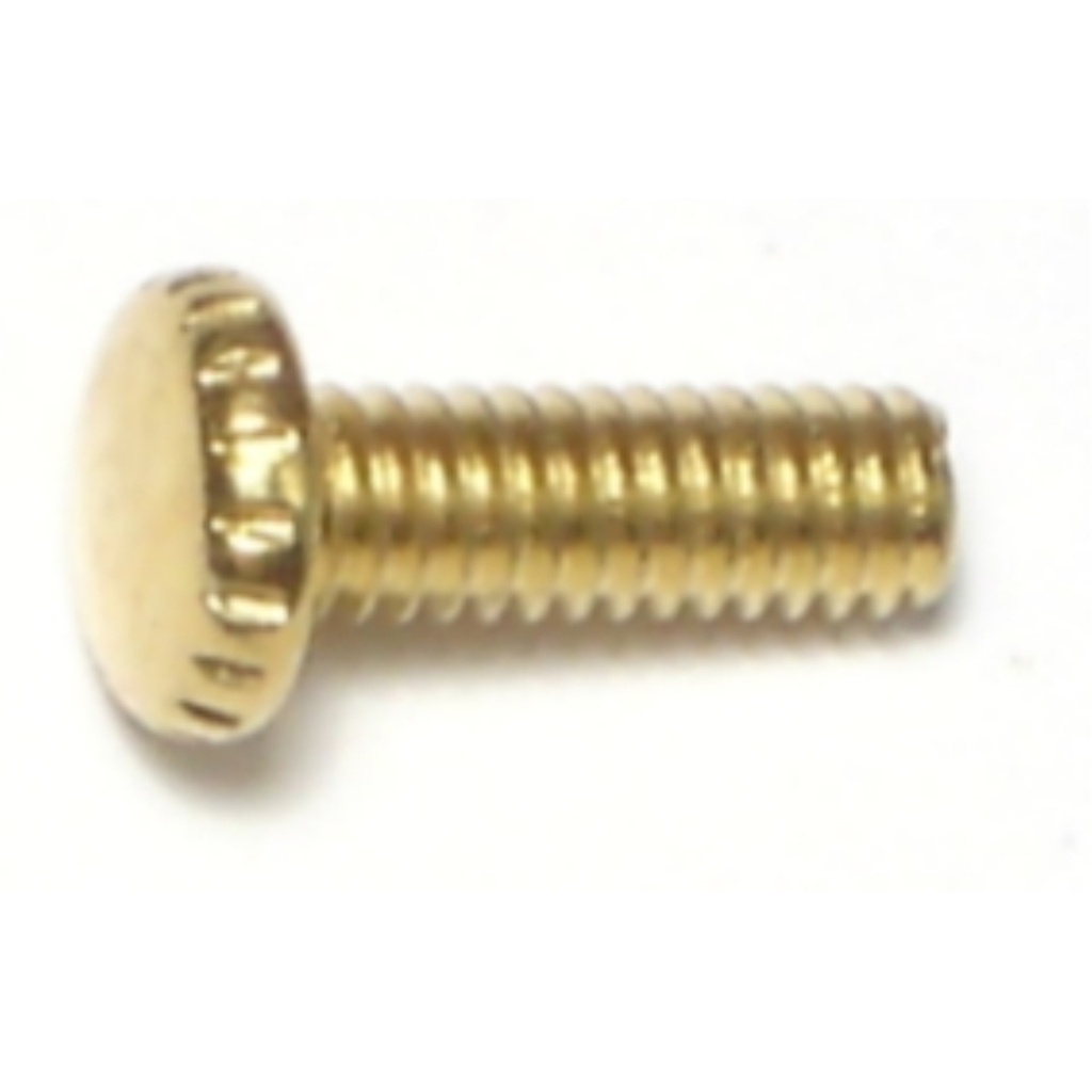 8-32 x 1/2 Knurled Scr BrPl