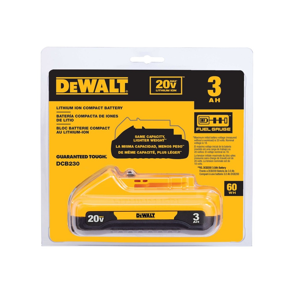 20V MAX LI-ION BATTERY 3.0AH