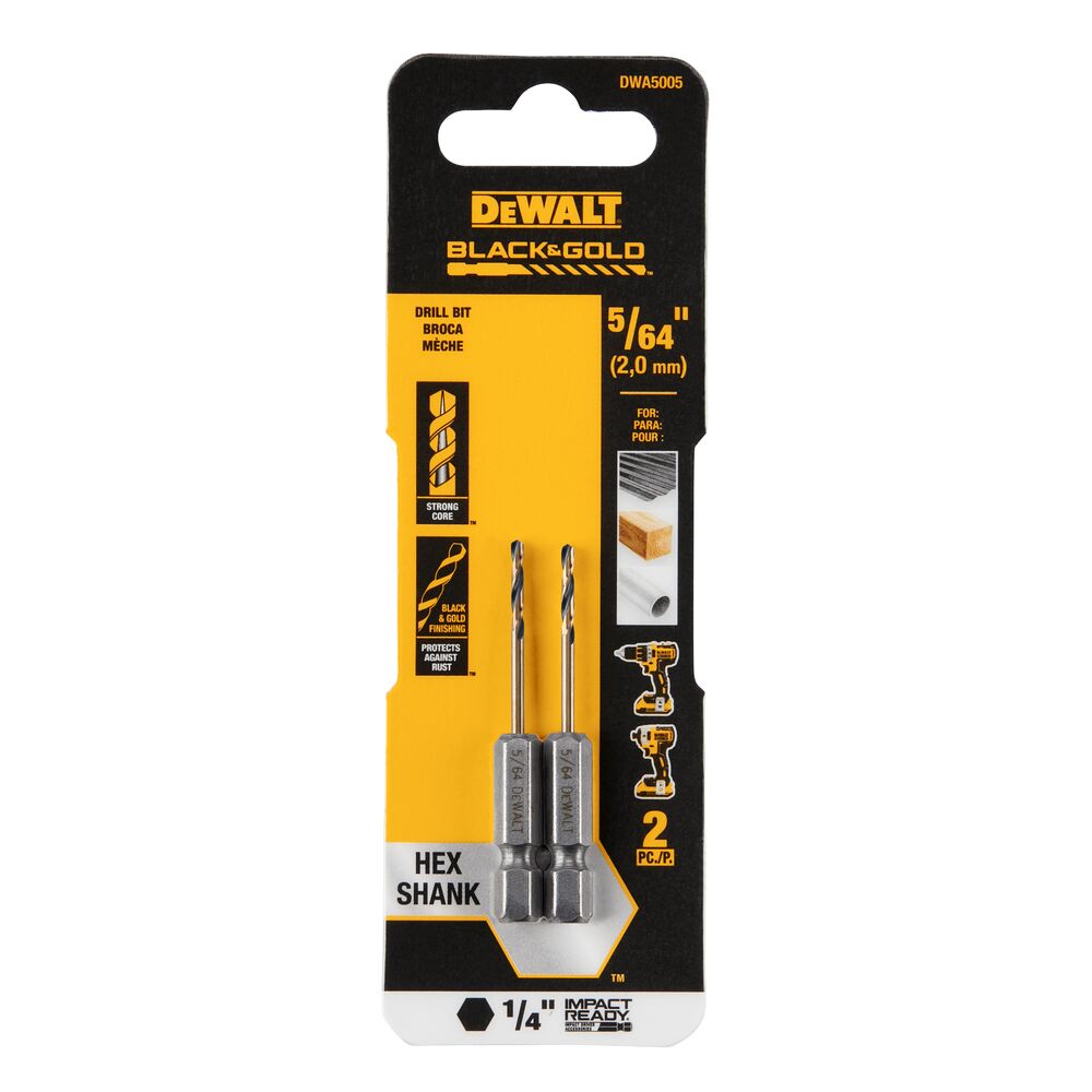 5/64 BLACK AND GOLD IR DRILL BIT