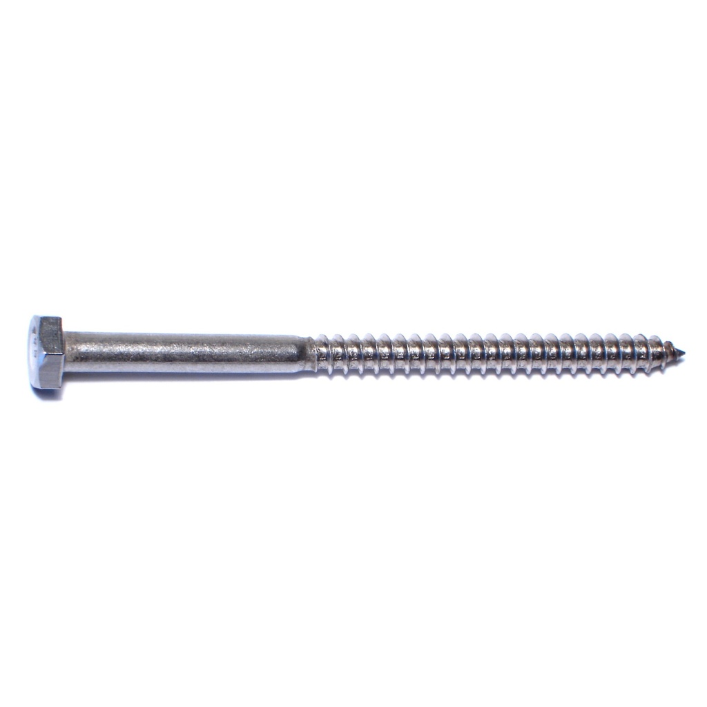 1/4 x 4 Hex Lag Screw SS