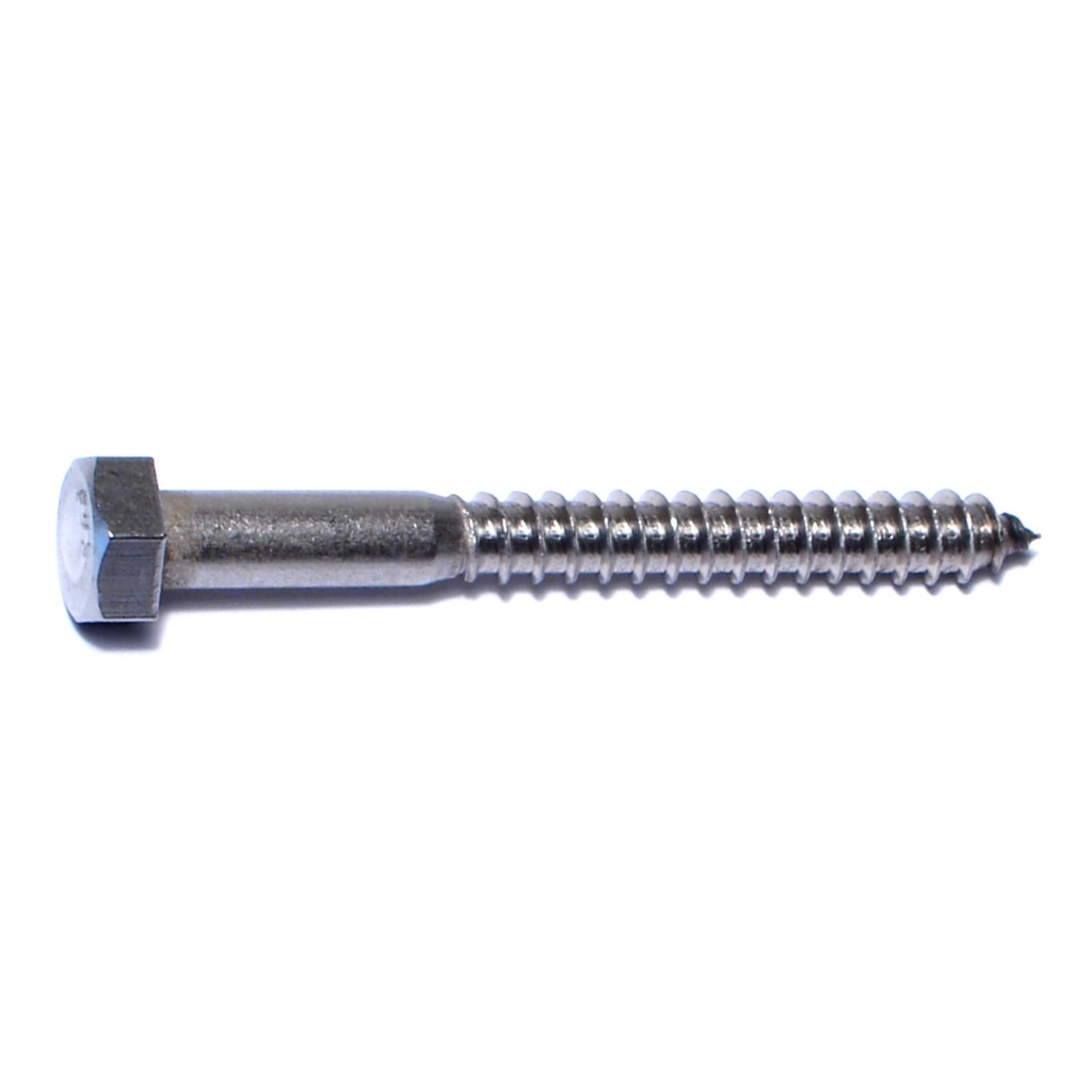 5/16 x 3 Hex Lag Screw SS